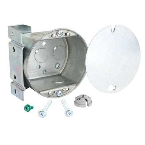 metal junction box for ceiling fan|ceiling fan rated outlet box.